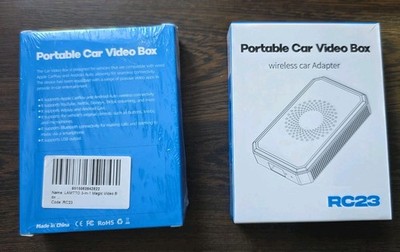 LAMTTO Portable Wireless Car Adapter RC23 Video Box 3-in-1 Magic Video B LAUTP19