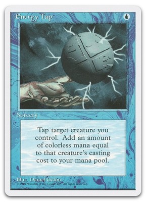 Energy Tap (NM) Fourth Edition 4ED Magic MTG