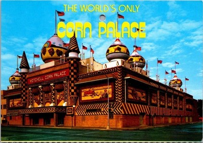Corn Palace Mitchell South Dakota 1987 Postcard
