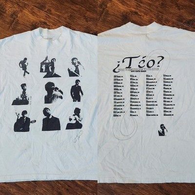 ¿Téo? North American Tour 2022 Double-Sided White T-Shirt Size XXL Justin Bieber