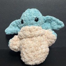 Baby Yoda Handmade Crocheted Plush Stuffed Doll Figurine Toy - Free Ship 