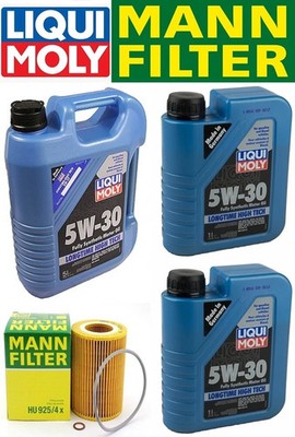 7L Liqui Moly High Tech 5W-30 Oil Change Kit +Filter for BMW E36/E39/E46/E83
