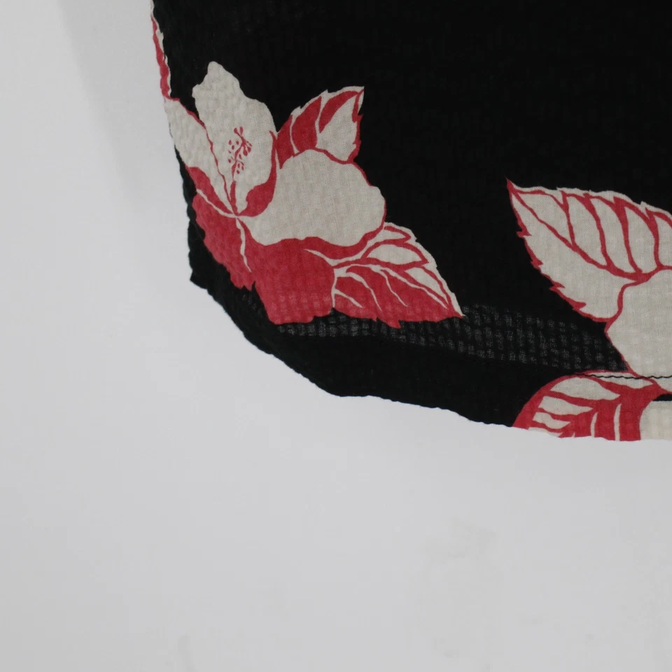 Tori Richard Hawaiian Shirt Mens XL seersucker Floral Short Sleeve cotton pucker - Image 3 of 4