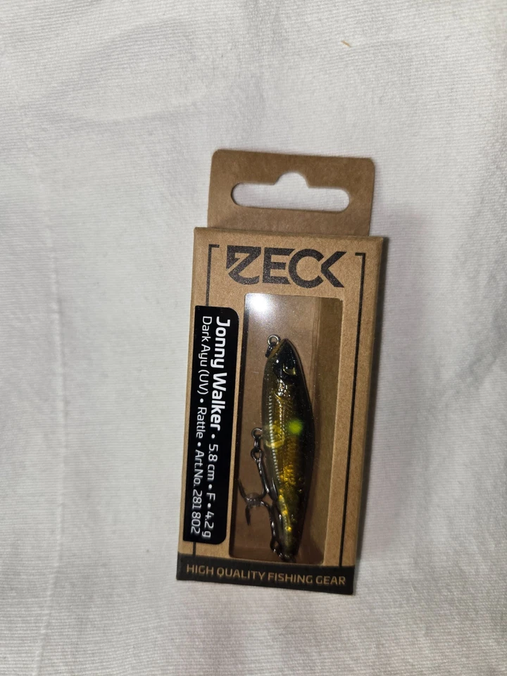 Zeck Jonny Walker 5,8cm 4,2g Dark Ayu (UV Actice) Stickbait Barsch  #8