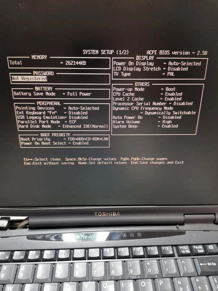 Toshiba Satellite Pro 4600 2 PC Vintage Windows 98 Windows XP - Immagine 4 di 4