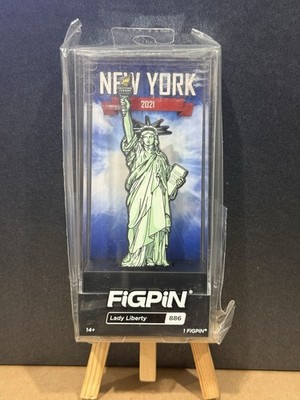 SHIPS TODAY FiGPiN Lady Liberty from New York #886 NYCC 2021 Ex LE 1000