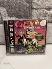 Gex 3 Deep Cover Gecko (Sony PlayStation 1,1999) PS1 CIB Complete Tested