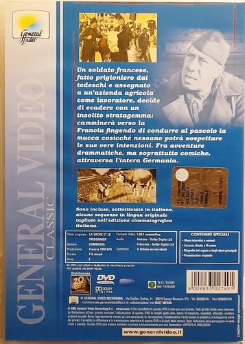 Dvd La Vacca e il Prigioniero - versione integrale con Fernandel 1959 Usato - Foto 2 di 2