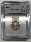 1945-S Mercury Dime ICG MS63 - Campos