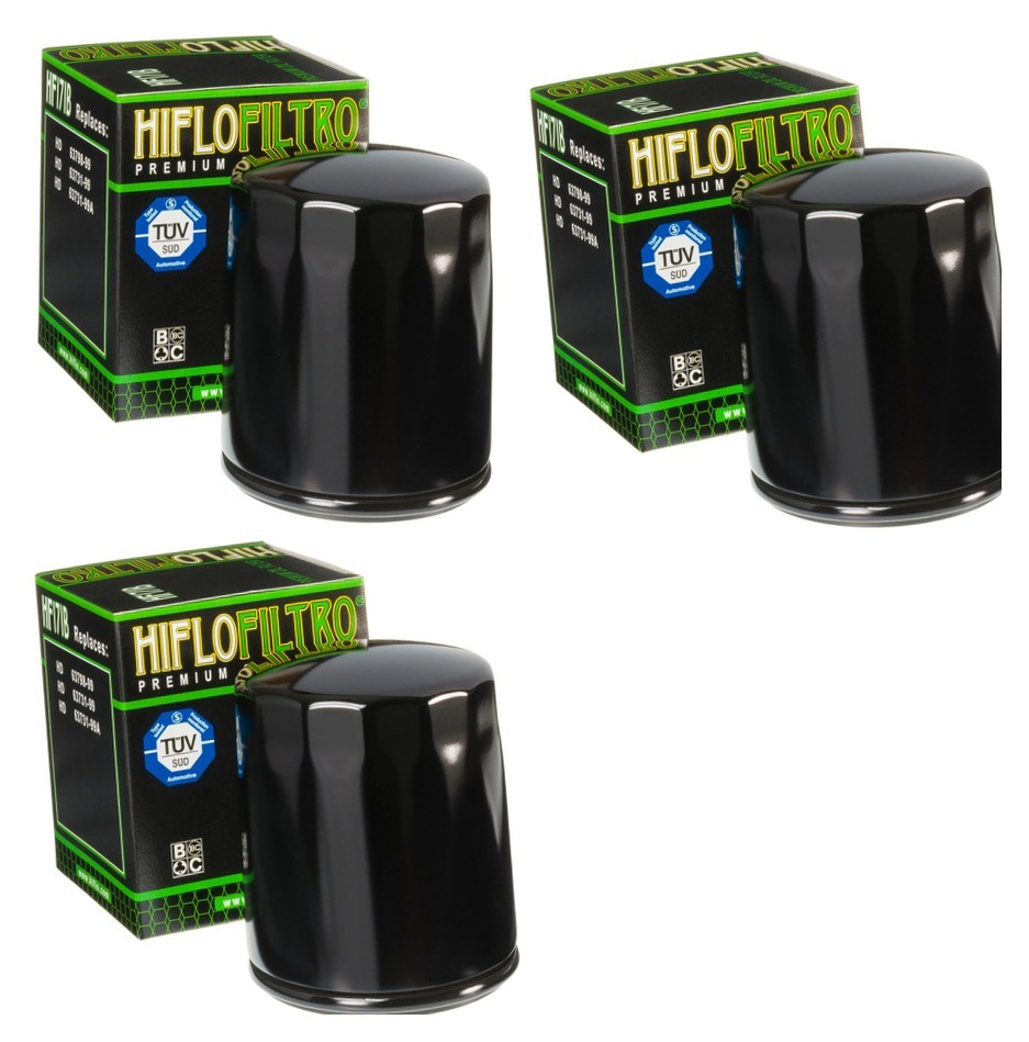 - Black - 3 Pack For 90-20 H-d Tour Dyna Softail Buell X/s/m
