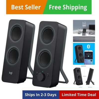 Z207 2.0 Stereo Computer Speakers with Bluetooth