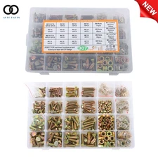 907PCS Grade 8.8 Metric Bolt Assortment, Heavy Duty M4 M5 M6 M8 Bolts & Nuts Kit