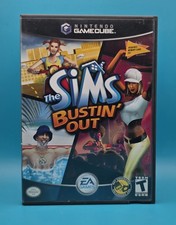 Sims Bustin' Out (Nintendo GameCube) CIB, Tested & Working