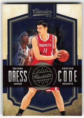 2009-10 Panini Classics Dress Code Yao Ming #4 Houston Rockets