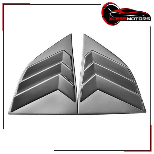 Fits 08-23 Dodge Challenger XE V3 Style Side Window Louvers Matte Black PP 2PCS - Bild 3 von 4