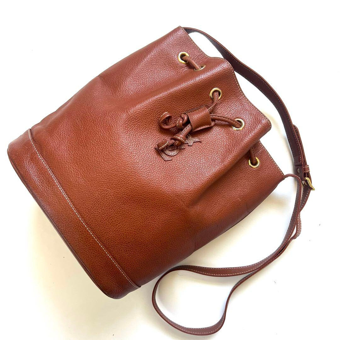 Borsa a tracolla YSL YVES SAINT LAURENT con coulisse vera pelle tracolla vintage