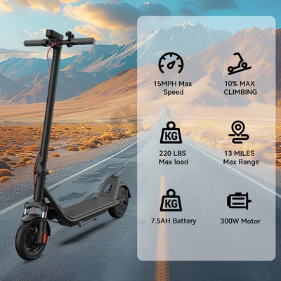 Megawheels Electric Scooter for Adults Folding Commuting E-Scooter App Control