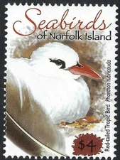 2012 Norfolk Island SG#1138 Seabirds $4 o/print Red-tailed Tropic Bird Mint MUH