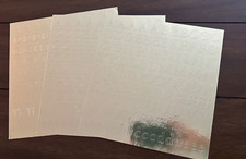 3 Creative Memories Classic GOLD ABC/123 Sticker Sheets  Retired and NLA  NEW