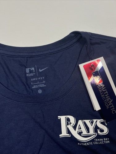2024 Women's Nike Authentic Collection Tampa Bay Rays T-Shirt Size Small NWT - Picture 2 of 2