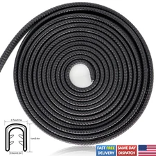 16ft Car Door Guard Molding Strip Edge Protector Auto Seal Edge Trim Lock Rubber
