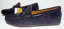 Mango MNG Man Loafers, Men's Size 8.5, Slip On Black Leather Casual Dress Shoes 
