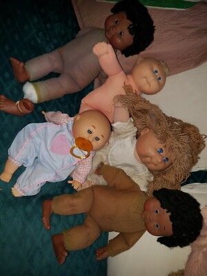 5 Vintage Cabbage Patch Puppe Kid Xavier Roberts 1982 unneda, sweet love kid