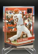 2023 Chronicles Clearly Donruss SCOTT ROLEN Purple 14/25 🚨💥🔥FIRE SALE🔥💥🚨