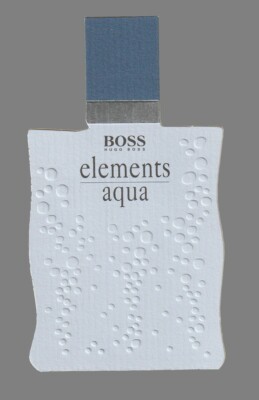 Advertising Card - Advertising Card - Boss Element Aqua by Hugo Boss