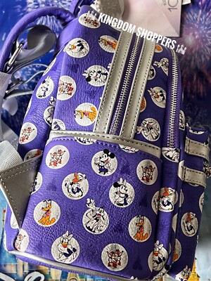 2023 Disney 100th 100 Anniversary Mickey Platinum Purple Loungefly