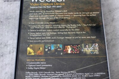 SET x7 Weezer Japan CD DVD Video Capture Device Alone Red