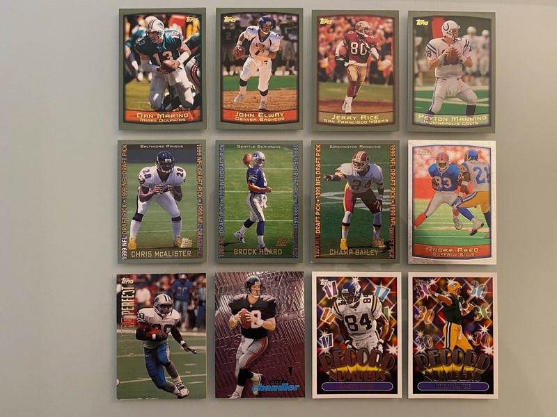 1999 Topps Stars and Rookies (Manning, Marino, Bailey RC) Lot of (12) NM/MT