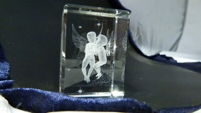 Laser 3D geätzt küssende Engel Laserdruck