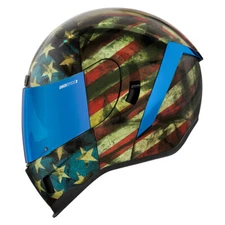 Icon Airform Old Glory Glow in the Dark Motorcycle Full Face Helmet - All Sizes
