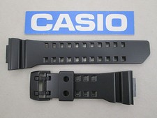 Genuine Casio G-Shock GA-400-1 resin rubber watch band strap black