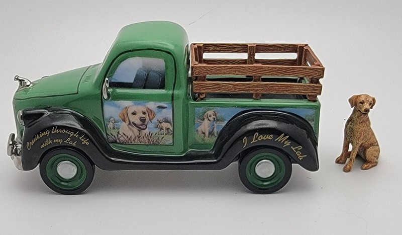 Cruising Through Life With My Labrador Dog Truck Music Box Stand By Me