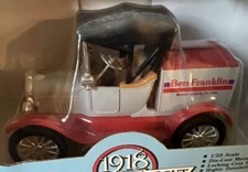 1986 Ertl 1918 Ford Runabout Bank BEN FRANKLIN 1/25 Scale 1319