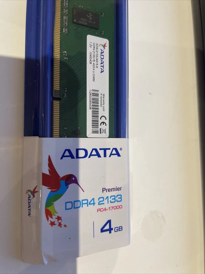 ADATA Premier DDR4 2133 PC4-17000 U-DIMM 4GB 1.2v NEW BOX AD4U2133J4G15-S  - Image 3 of 4