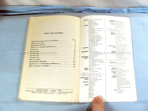 LE BOURGEOIS GENTILHOMME, MOLIÈRE, ÉDITIONS NOUVEAUX CLASSIQUES LAROUSSE, 1970 - Imagen 12 de 12