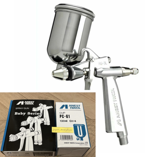 ANEST IWATA RG-3L-3 1.0mm Gravity Spray Gun with PC-61 130ml Cup RG3L - Picture 1 of 10