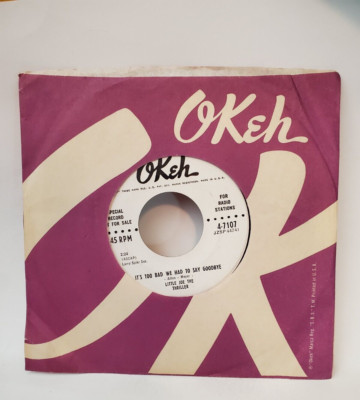 Little Joe The Thriller IT'S TOO BAD WE HAD TO SAY GOODBYE (PROMO 45 ) #7107