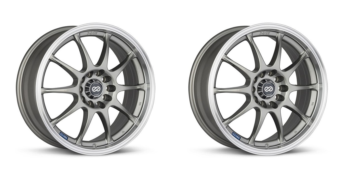2X) Enkei J10 Wheels [18x7.5 / 5X100/114.3 / ET:38 / CB:72.6