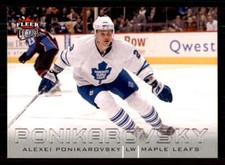 2009-10 Ultra #139 Alexei Ponikarovsky Toronto Maple Leafs