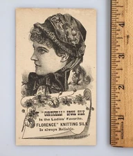 Victorian Trade Card Corticelli Spool Silk