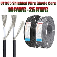 UL1185 Single Core Shielded Wire Cable 10AWG-26AWG Audio Wire Signal Wire
