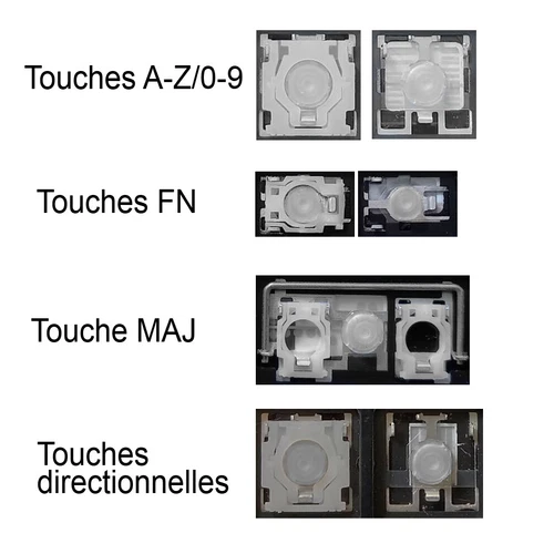 Touche de Clavier pour MSI CR60 CR70 CX61 GP60 GP70 GT780 GX60 GX70 WT60 WT70