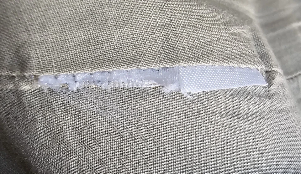 Falda mujer Ann Taylor LOFT talla 2 marrón naranja lino Foto 3 de 4