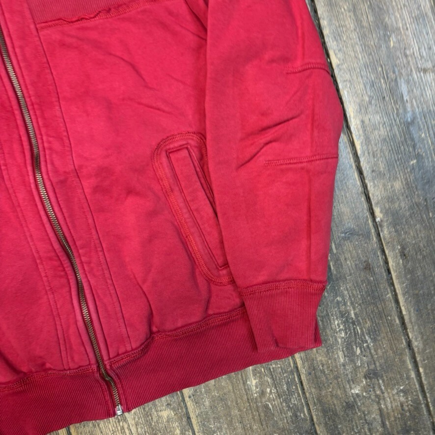 Puma Hoodie Mens Y2K Full Zip Vintage Sweatshirt, Red, Medium image 5