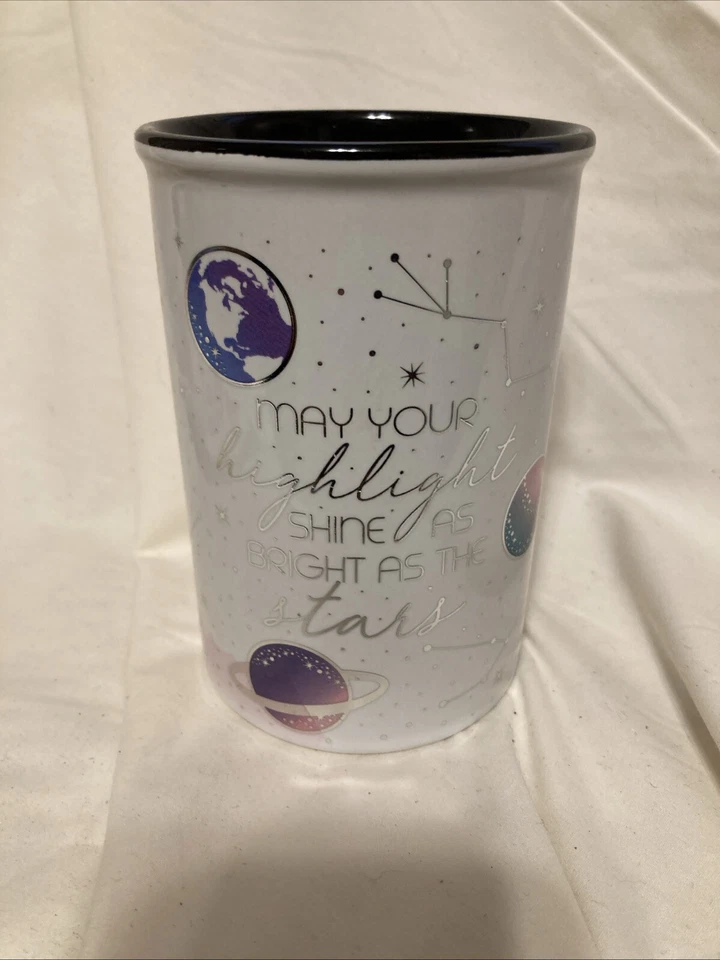 CERÁMICA ASTROLÓGICO MAQUILLAJE CEPILLO TAZA BOLÍGRAFO SOPORTE ARTE PINCELES ESTRELLAS CELESTIALES Foto 3 de 4