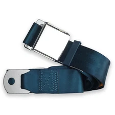 RetroBelt Dark Blue Aviation Lap Belt 75" No Hardware Safety Seatbelt Classic